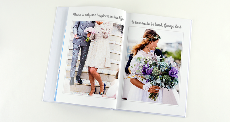A wedding Photo book. 