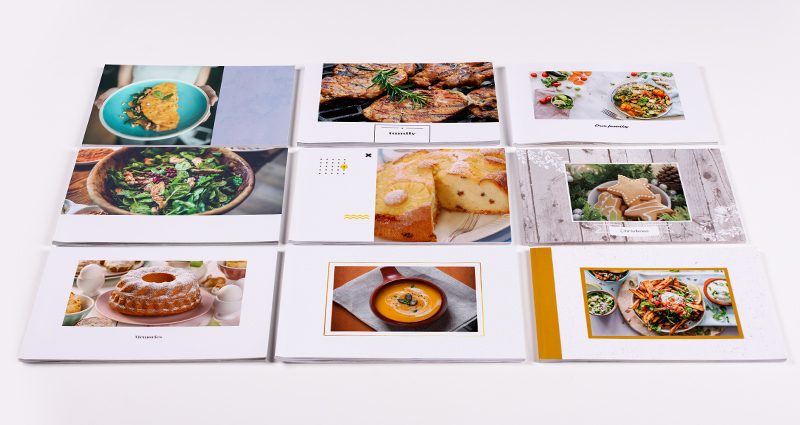Kochfotobücher im A5-Format