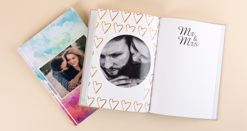 Photo Book Classic with engagement pictures