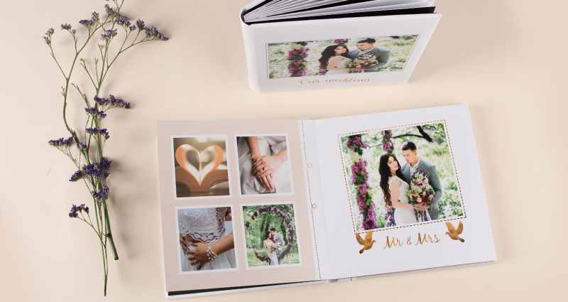 Wedding Photo Album with rigid pages -2