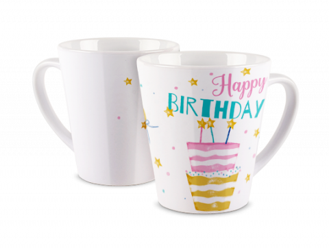 Latte Mug Happy Birthday to You
