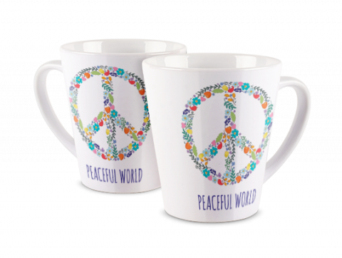 Latte Mug Peaceful World