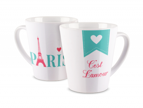 Latte Mug In Love with Paris