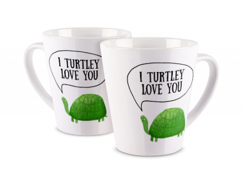 Latte Mug Turtle Love