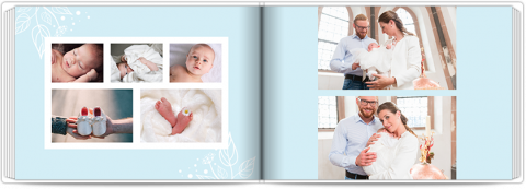 Livre Photo A5 à couverture souple Baptême de notre enfant