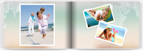 Livre Photo A5 à couverture souple Carte postale de vacances