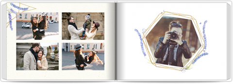 Photo Book A5 Softcover Lavender