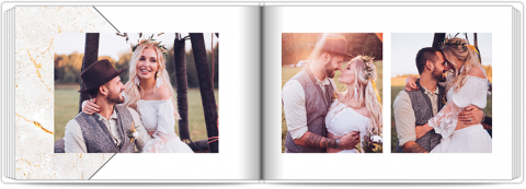 Photo Book A5 Softcover Marble Background