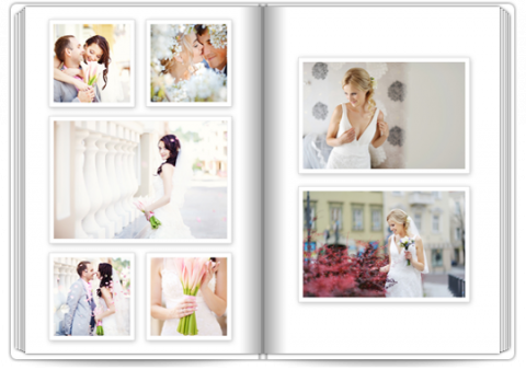Livre Photo Premium A4 Vertical Blanc
