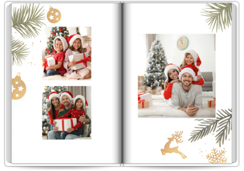 Premium Fotoboek A4 Staand Kerstcadeau