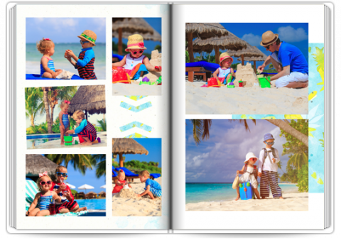 Photo Book Deluxe 8x11,5 inches Exotic Holidays