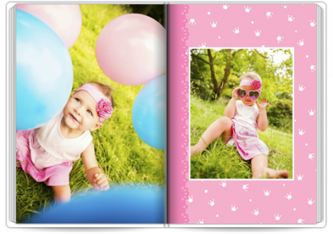 Premium Fotoboek A4 Staand Kleine Princess