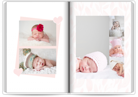 Photo Book Deluxe 8x11,5 inches Baby Birth