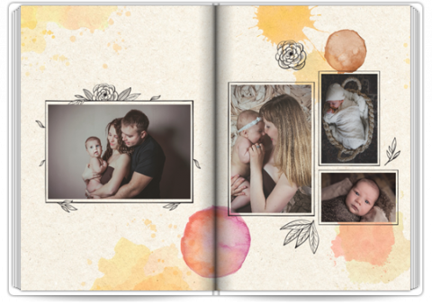 Photo Book Deluxe 8x11,5 inches Baptism Keepsake
