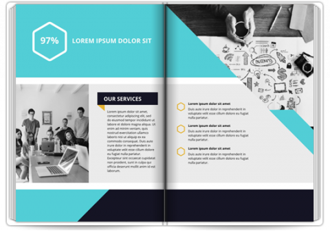Fotobuch Exklusiv A4 Hochformat Firmen Portfolio