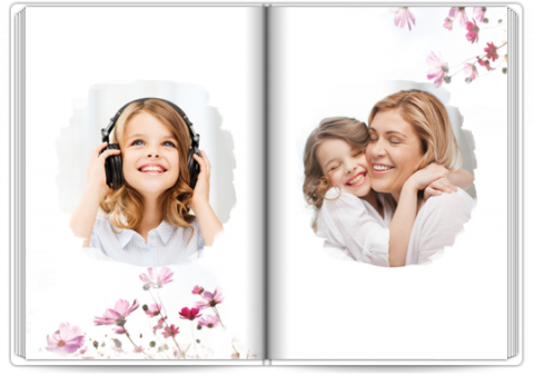 Livre Photo Premium A4 Vertical Cadeau pour Maman