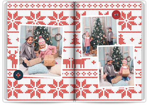 Fotokniha Premium A4 na výšku Veselé Vánoce