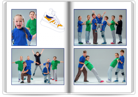 Photo Book Deluxe 8x11,5 inches Dance School