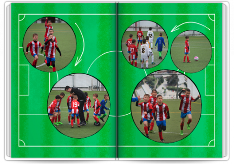 Premium Fotoboek A4 Staand Voetbalschool