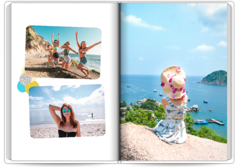 Photo Book Deluxe 8x11,5 inches Travel Vibe