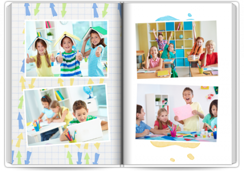 Fotolibro Premium A4 Vertical Un cuaderno escolar