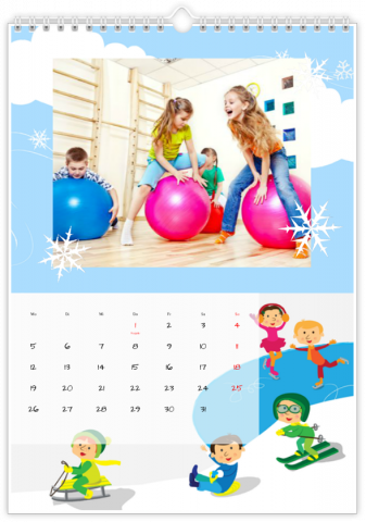 Fotokalender A4 Staand Kinderspelletjes