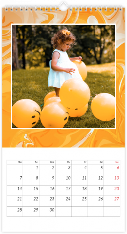 Fotokalender XL Maisgeel