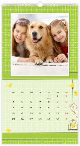 Photo Calendar XL Like Cat and Dog