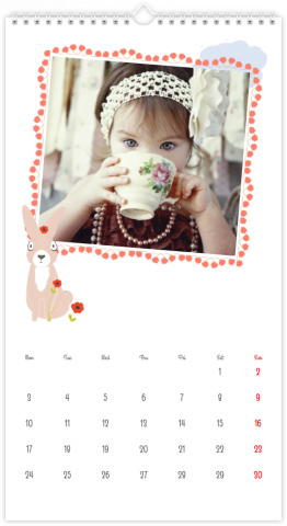 Photo Calendar 13x24 inches Our Lullaby