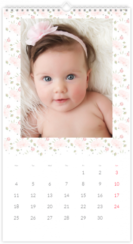 Fotokalendoriai XL Rožiuotas