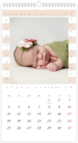 Photo Calendar XL A RAYURES