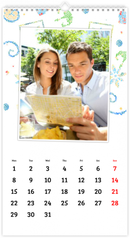 Photo Calendar XL Sunny Mosaic