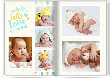 Premium Fotoboek A4 Staand Mijn Kleine Liefde