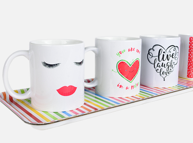 Coloured Photo Mug Shape