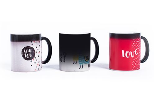 Gearmax® Magica Morning Mug porcellana tè caffè acqua calda colore cambiando Mug Tazza sensibile al calore Tazza 
