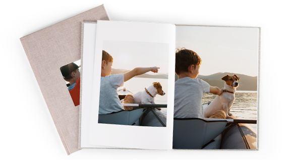 Livre Photo Premium: couverture en toile ou en éco cuir