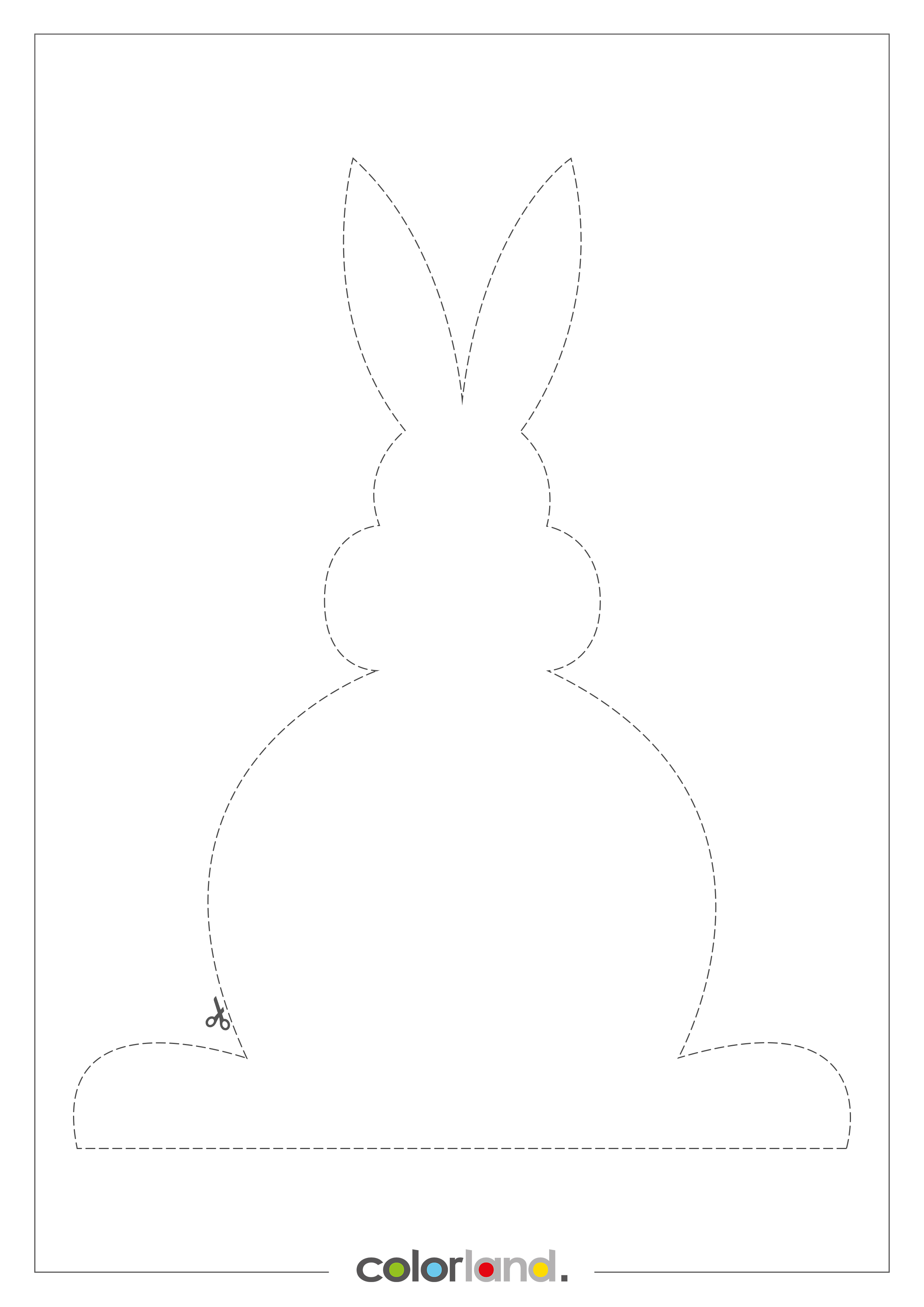 Un Coniglietto Pasquale In 3 Versioni Decorazioni Per La Tavola Di Pasqua Di Colorland Ispirazioni Colorland It