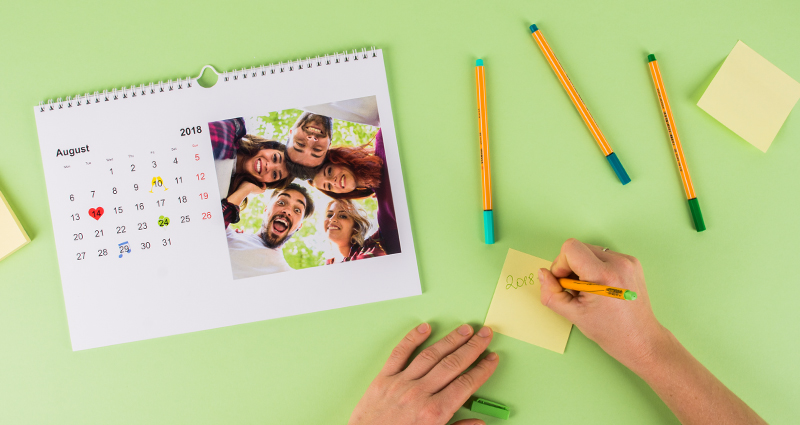 Fotokalender als "to do list" – 1. Bild
