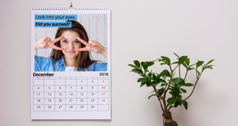 Un fotocalendario con propósitos de Año Nuevo – 2.