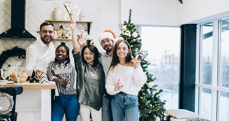 Réunion familiale à Noël