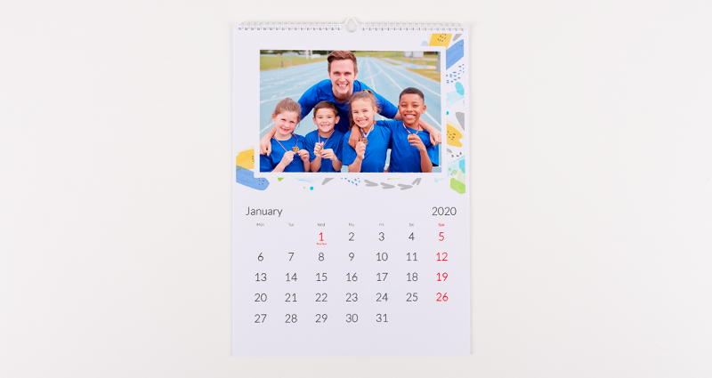 A Photo Calendar with medalling the competitors.