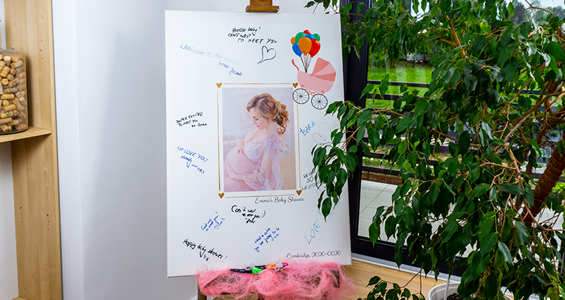 A Photo Canvas guest book