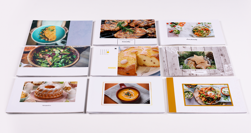 Les livres photo de recettes A5