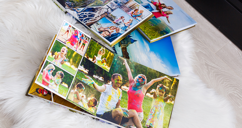 Nice Father’s Day messages placed in a Photo Book