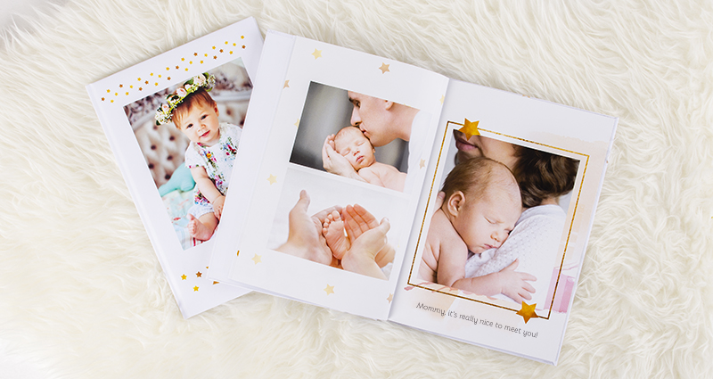 Photo book from a newborn baby’s shoot 3