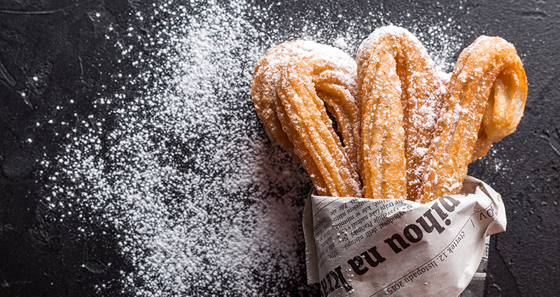 Špamělská kuchyně – churros,