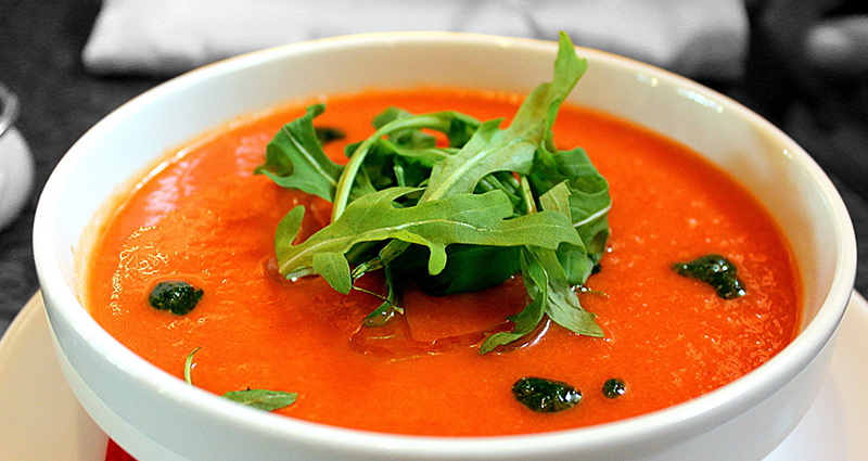 Cuisine espagnole – gazpacho.