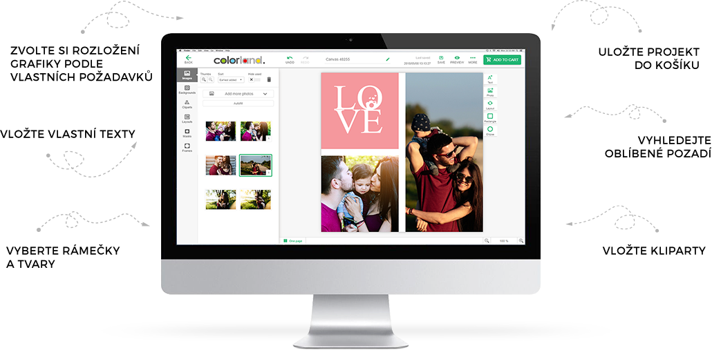 Photo Canvas editor