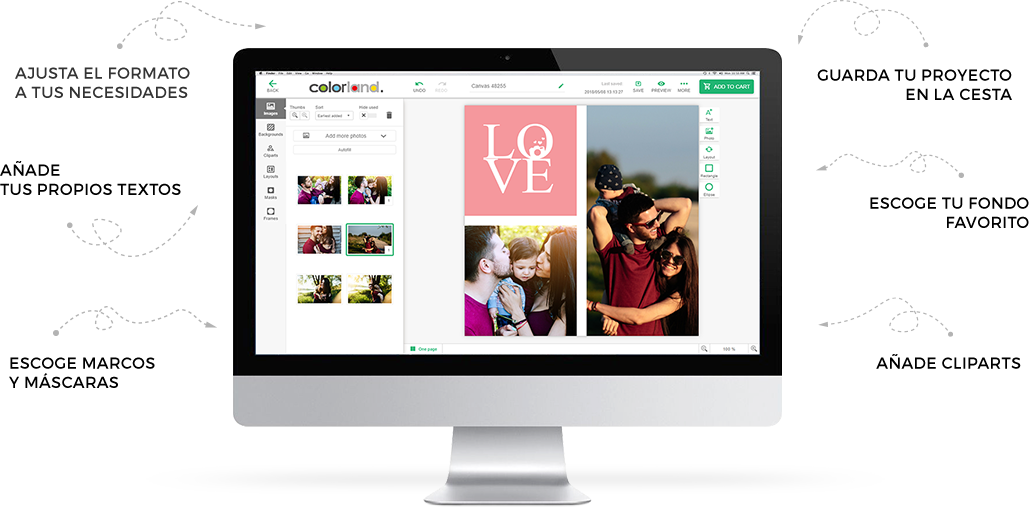 Photo Canvas editor