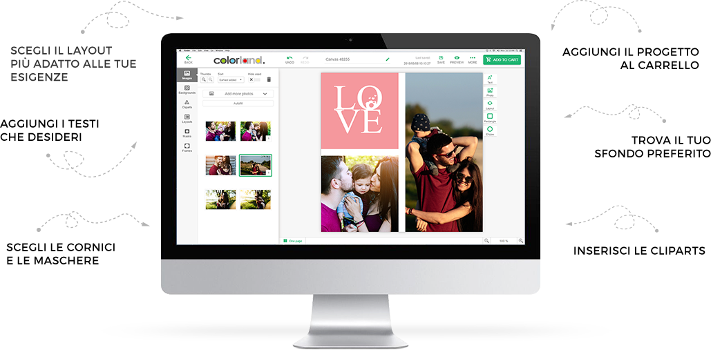 Photo Canvas editor